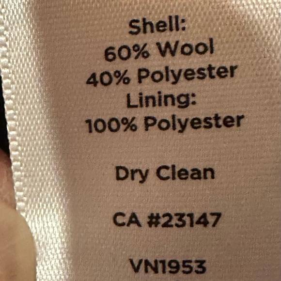 Talbots Midi Sleeveless Dress. Thick Material. Closure Zip In Back Sz 8 - Picture 12 of 15